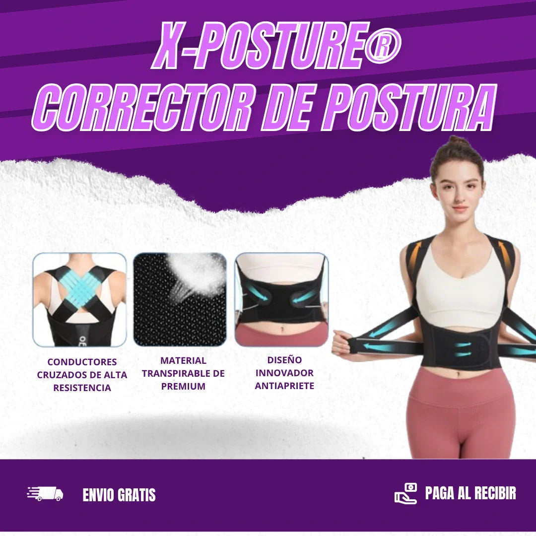 X-Posture® Corrector de Postura en X