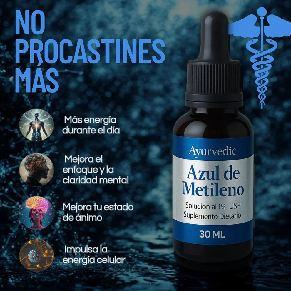 AZUL DE METILENO AL 1% AYURVEDIC 30 ML