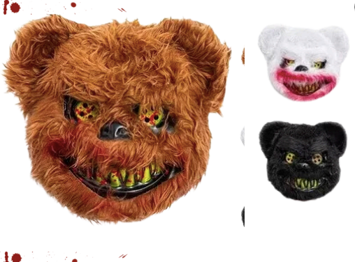 MASCARA DISFRA DE HALLOWEN  DE OSO MALO